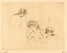 In a Private Room (third plate), 1910. Creator: Jean Louis Forain