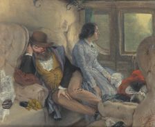 In A Railway Carriage (After A Night's Journey)