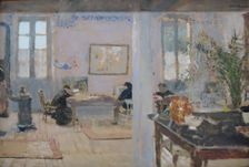 In a Room, 1899. Creator: Edouard Vuillard