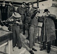 In An Anti-Aircraft Gun-Pit 17 October 1941, (1945). Creator: Unknown