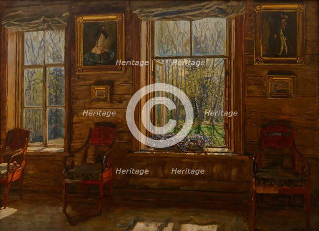 In an old house, 1912-1913.