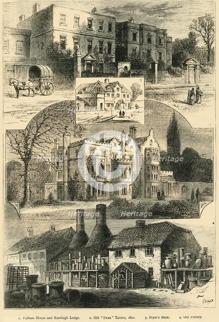'In and Out About Fulham', (c1878). Creator: Unknown.