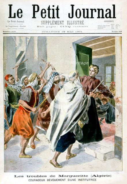 In Algeria, Margaret in trouble, 1901. Artist: Unknown