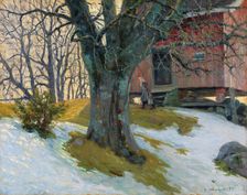 In April, 1892. Creator: Gustav Wentzel