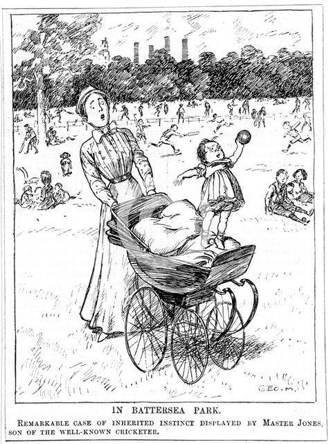 'In Battersea Park', 1911. Creator: Unknown.