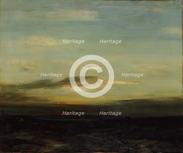 In Benderloch-Sunset, 1909. Creator: John Campbell Mitchell.