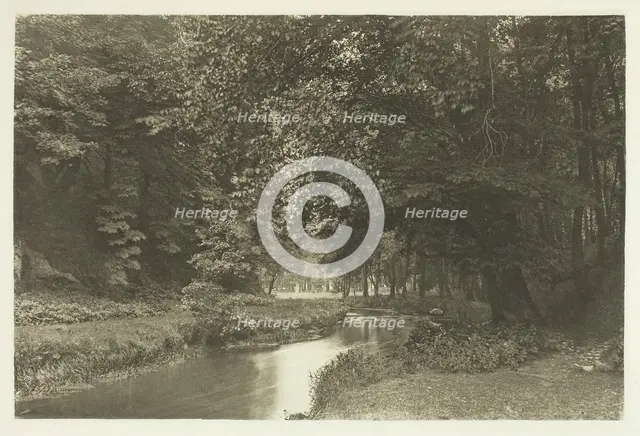 In Beresford Dale, 1880s. Creator: Peter Henry Emerson.