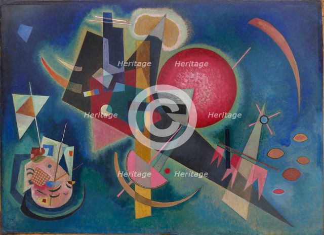 In Blue, 1925. Creator: Kandinsky, Wassily Vasilyevich (1866-1944).