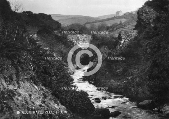 In Glen Maye, Peel, Isle of Man, 20th century. Artist: Unknown