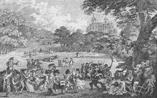 In Greenwich Park on Whit Monday c1802, (1912). Artist: Samuel Rawle
