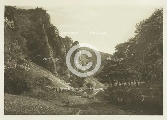 In Dove Dale, 1880s. Creator: Peter Henry Emerson.