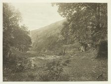 In Dove Dale, 1880s. Creator: Peter Henry Emerson