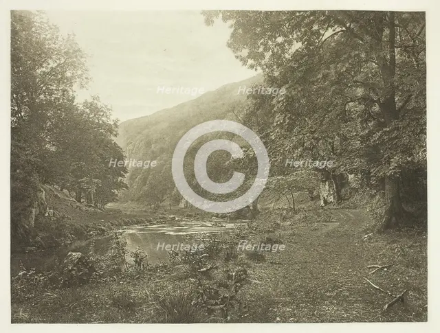 In Dove Dale, 1880s. Creator: Peter Henry Emerson.