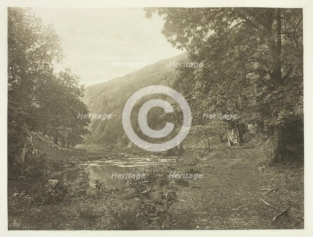In Dove Dale, 1880s. Creator: Peter Henry Emerson.