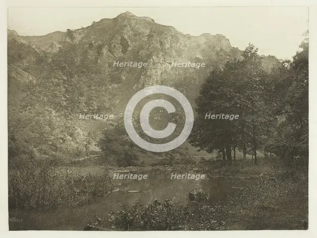 In Dove Dale, 1880s. Creator: Peter Henry Emerson.