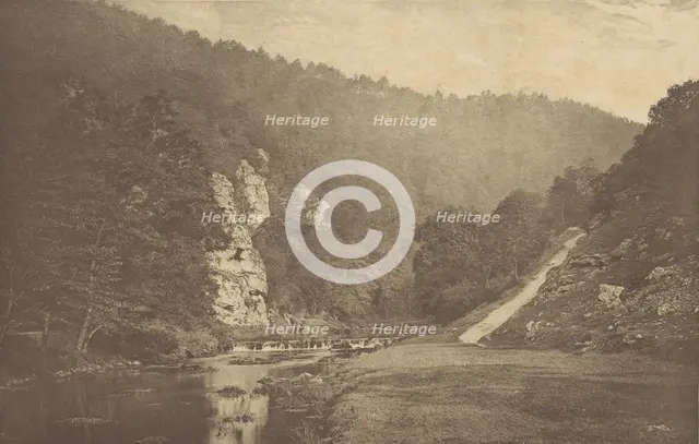 In Dove Dale, 1880s, printed 1888., 1880s, printed 1888. Creator: George Bankart.