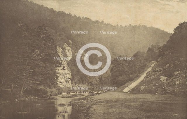 In Dove Dale, 1880s, printed 1888., 1880s, printed 1888. Creator: George Bankart.