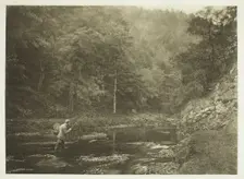 In Dove Dale. "Habet!", 1880s. Creator: Peter Henry Emerson