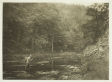 In Dove Dale. "Habet!", 1880s. Creator: Peter Henry Emerson
