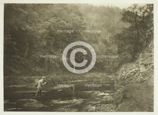 In Dove Dale. "Habet!", 1880s. Creator: Peter Henry Emerson.