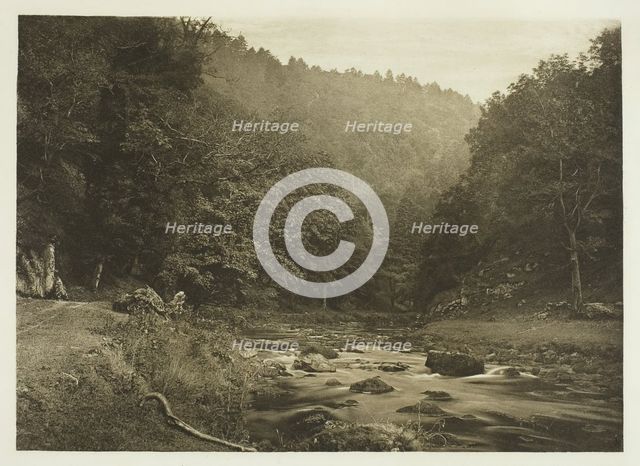 In Dove Dale (Staffordshire Side), 1880s. Creator: Peter Henry Emerson.