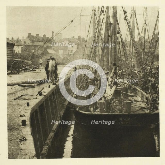In Dock, 1887. Creator: Peter Henry Emerson.
