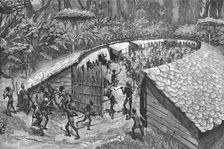 "In Darkest Africa" - Illustrations from Mr Stanley's Great Book, Iyugu: A Call to Arms, 1890. Creator: Unknown