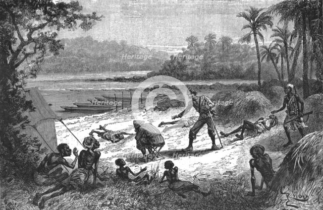 "In Darkest Africa" - Illustrations from Mr Stanley's Great Book, 1890. Creator: Unknown.