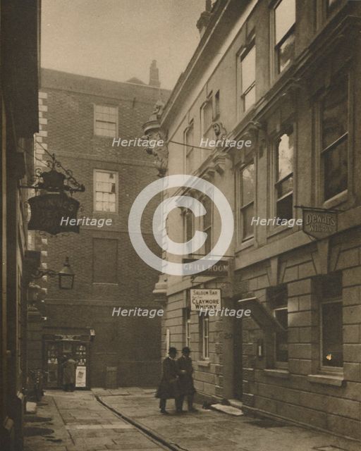 'In Devereux Court, Full of Eighteenth-Century Associations', c1935. Creator: Walter Benington.