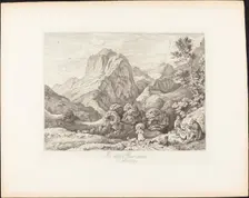 In der Ramsau bei Salzburg (In the Ramsau near Salzburg), 1830. Creator: Ludwig Richter