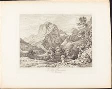 In der Ramsau bei Salzburg (In the Ramsau near Salzburg), 1830. Creator: Ludwig Richter