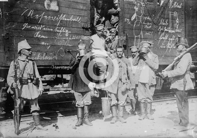 In East Prussia--Russian prisoners, 1914. Creator: Bain News Service.