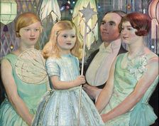 In fancy dress, c1930. Creator: Harry Linley Richardson