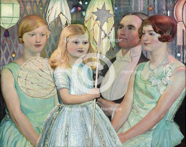 In fancy dress, c1930. Creator: Harry Linley Richardson.