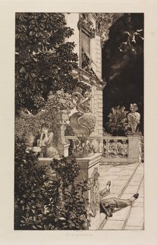 In Flagranti, from Dramas, Opus IX (Dramen, Opus IX), 1883. Creator: Klinger, Max (1857-1920)