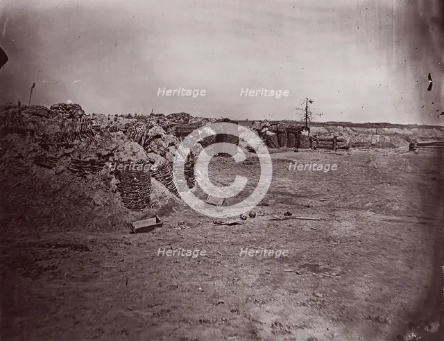 In front of Petersburg, 1864. Creator: Tim O'Sullivan.