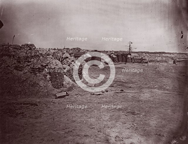 In front of Petersburg, 1864. Creator: Tim O'Sullivan.