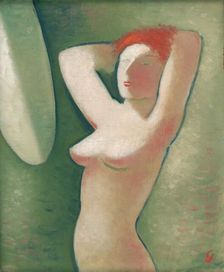 In front of the Mirror, 1936. Creator: Mikulas Galanda