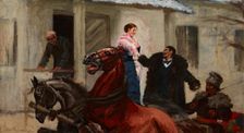 In Front of the Porch, between 1885-1890. Creator: Stanislaw Witkiewicz