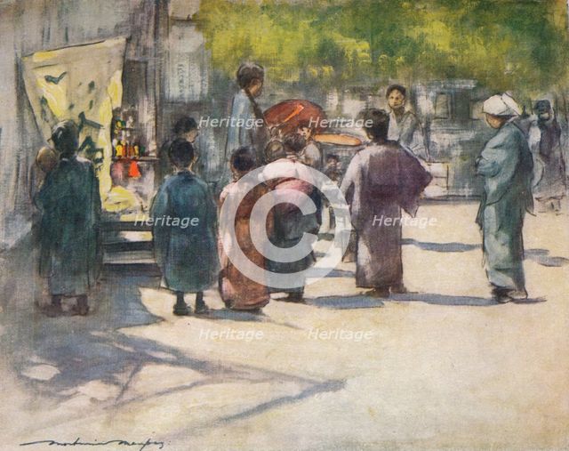 'In Front of the Stall', c1887, (1901). Artist: Mortimer L Menpes.