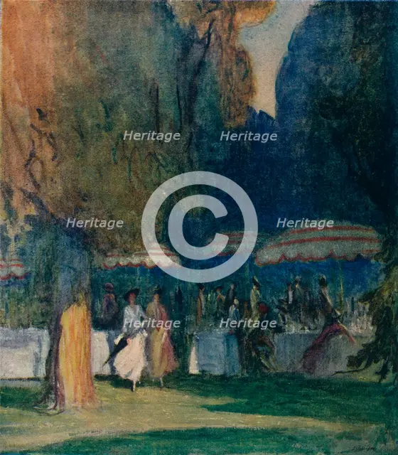 'In Kensington Gardens', 1914. Artist: Claude Allin Shepperson.