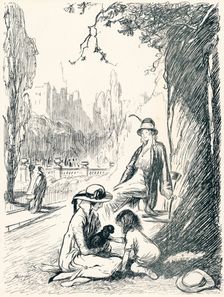 In Kensington Gardens - Stage Six c1920. Artist: Claude Allin Shepperson