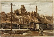In Hoboken, 1940. Creator: Reginald Marsh