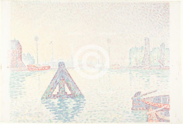 In Holland - The Buoy, 1896. Creator: Paul Signac.