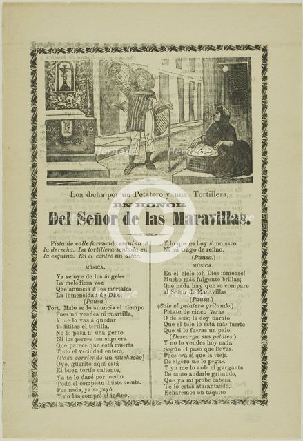 In Honor of the Lord of Wonders, n.d. Creator: José Guadalupe Posada.