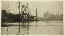In Harbour, 1887. Creator: Peter Henry Emerson