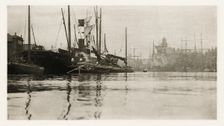 In Harbour, 1887. Creators: Peter Henry Emerson, Alfred Dawson
