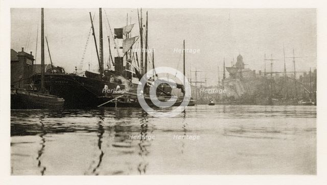 In Harbour, 1887. Creators: Peter Henry Emerson, Alfred Dawson.