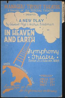 In Heaven and Earth, New York City, [193-]. Creator: Unknown