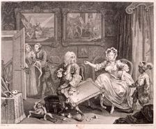 In high keeping by a Jew plate II of The Harlot's Progress, 1732. Artist: William Hogarth